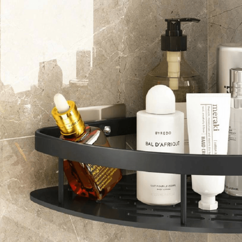 Aluminium Corner Bathroom Shelf