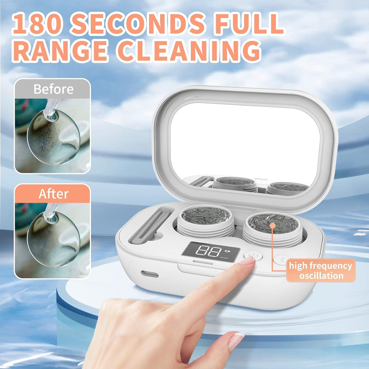 Contact lens cleaning comparison