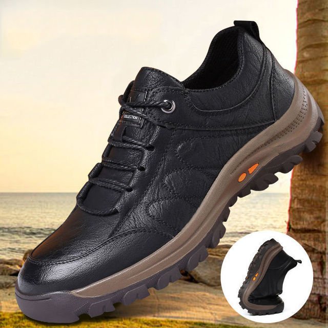 Men's Orthopaedic Leather Trainers