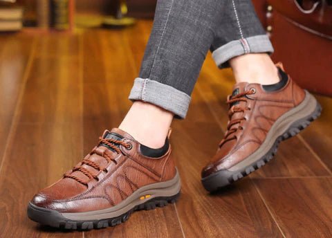 Men's Orthopaedic Leather Trainers