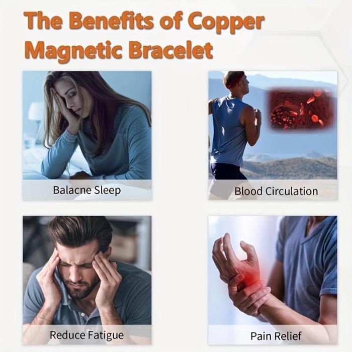 Copper Magnetic Bracelet – Designed for Daily Comfort & Balance